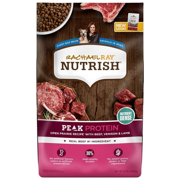 Rachael Ray Nutrish PEAK Natural Dry Dog Food (Pack of 32)