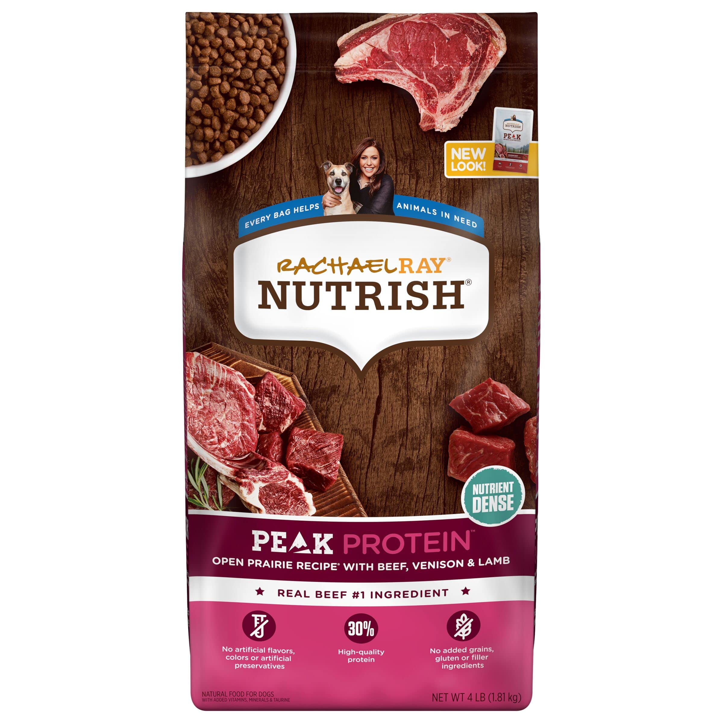 Rachael Ray Nutrish PEAK STF9 Natural Dry Dog Food with Added Vitamins