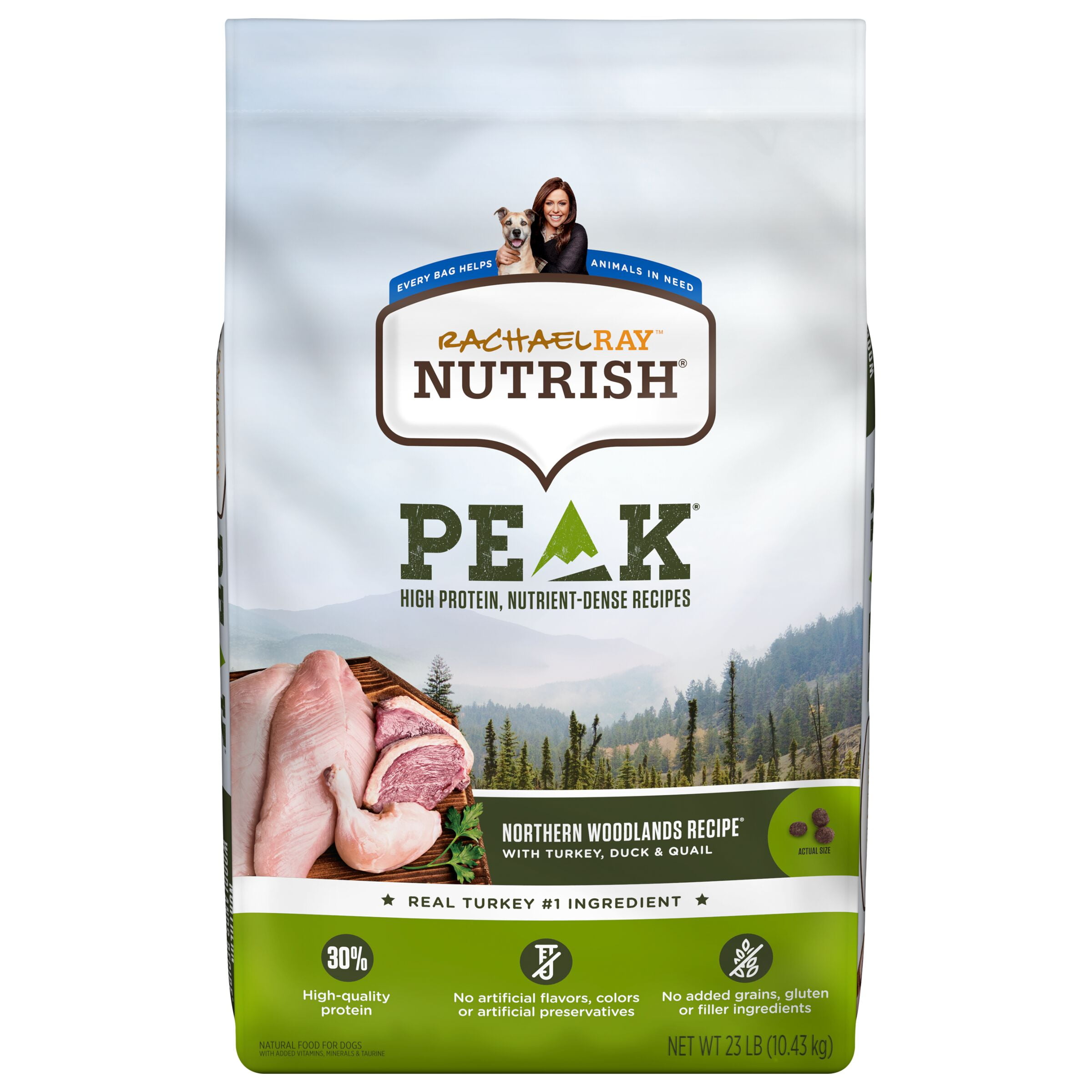 Rachael Ray Nutrish Peak Northern Woodlands Recipe With Turkey