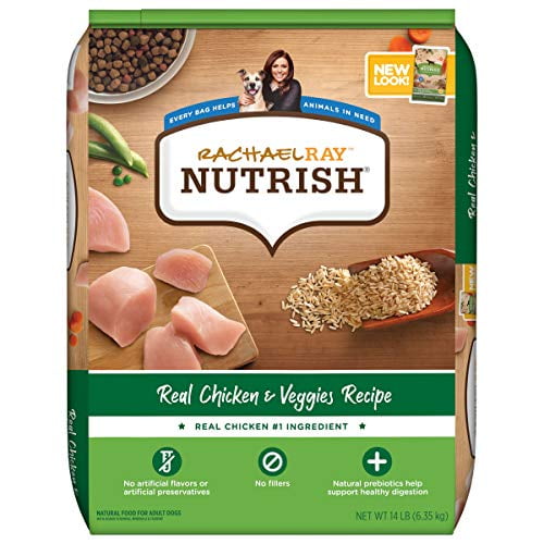Rachael Ray Nutrish Premium Natural Dry Dog Food Real Chicken Veggies Recipe 14 Pounds