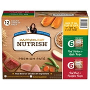 Rachael Ray Nutrish Premium Paté Variety Pack Wet Dog Food, 13 oz. Cans, 12 Count
