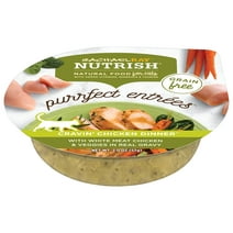 Rachael Ray Nutrish Purrfect Entrees Grain Free Natural Wet Cat Food, Cravin' Chicken Dinner, 2 oz. Cup