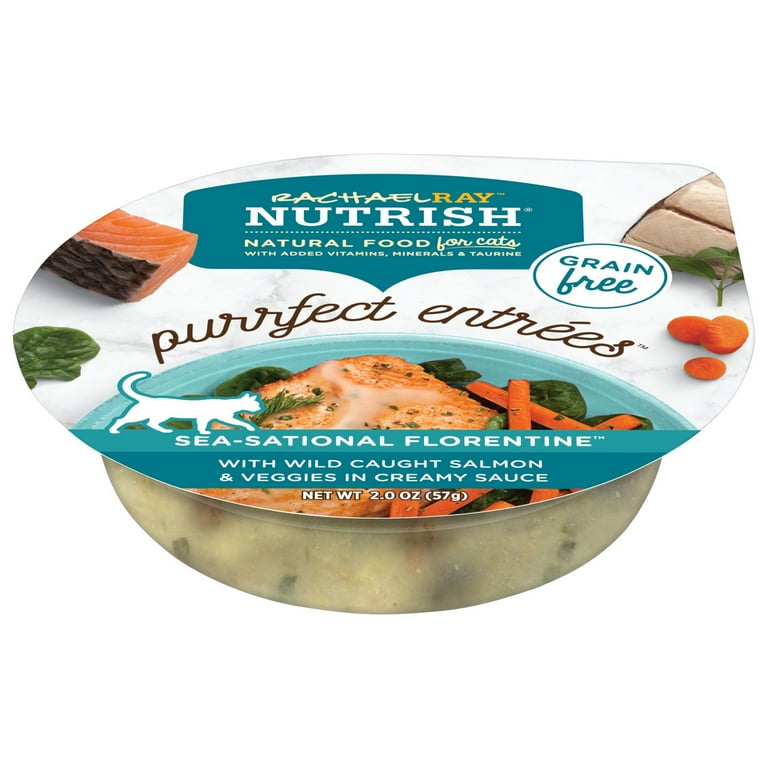 Rachael Ray Nutrish Purrfect Entrees Sea-Sational Florentine Wet