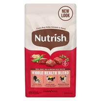 Nutrish Real Beef, Pea & Brown Rice Recipe Whole Health Blend Dry Dog Food, 6 lb. Bag (Rachael Ray)