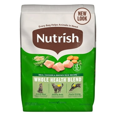 Nutrish Real Chicken & Brown Rice Recipe Dry Cat Food, 14 lb. Bag (Rachael Ray)