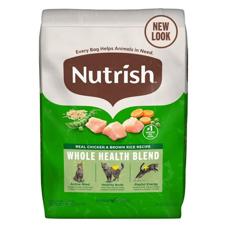 Nutrish Real Chicken & Brown Rice Recipe Dry Cat Food, 14 lb. Bag (Rachael Ray)