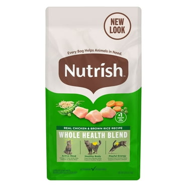 Nutrish Real Chicken & Brown Rice Recipe Dry Cat Food, 6 lb. Bag (Rachael Ray)