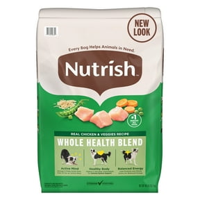 Nutrish Dry Dog Food Real Chicken & Veggies Recipe Whole Health Blend, 40 lb. Bag (Rachael Ray)