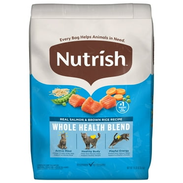 Nutrish Real Salmon & Brown Rice Recipe Dry Cat Food, 14 lb. Bag (Rachael Ray)
