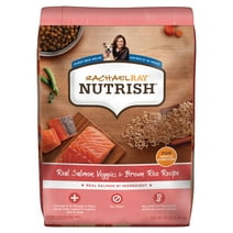 Rachael Ray Nutrish Real Salmon, Veggies & Brown Rice Recipe, Premium Dry Dog Food, 13 lb. Bag