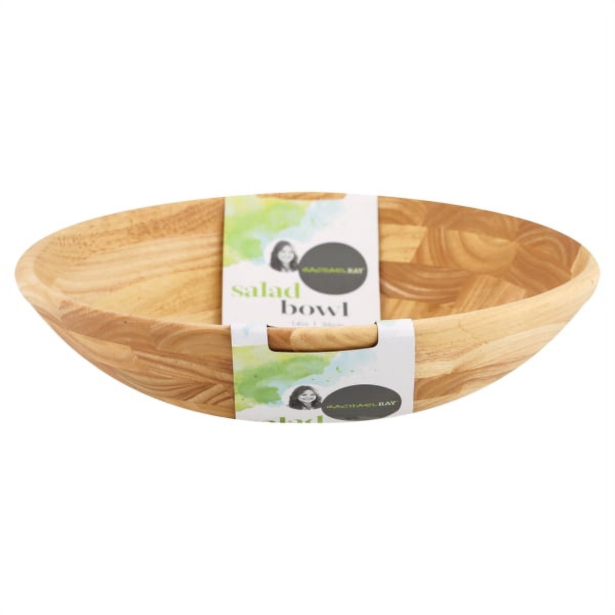 Rachael Ray Pantryware Parawood Salad Bowl, 14-Inch, Wood - image 1 of 4