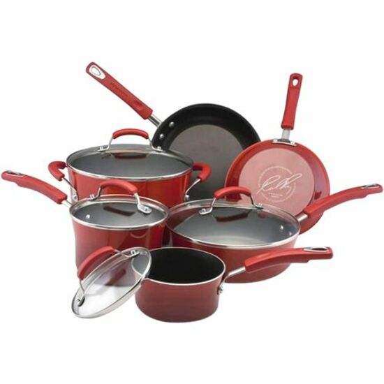 Rachael Ray Porcelain Enamel NonStick Cookware Set