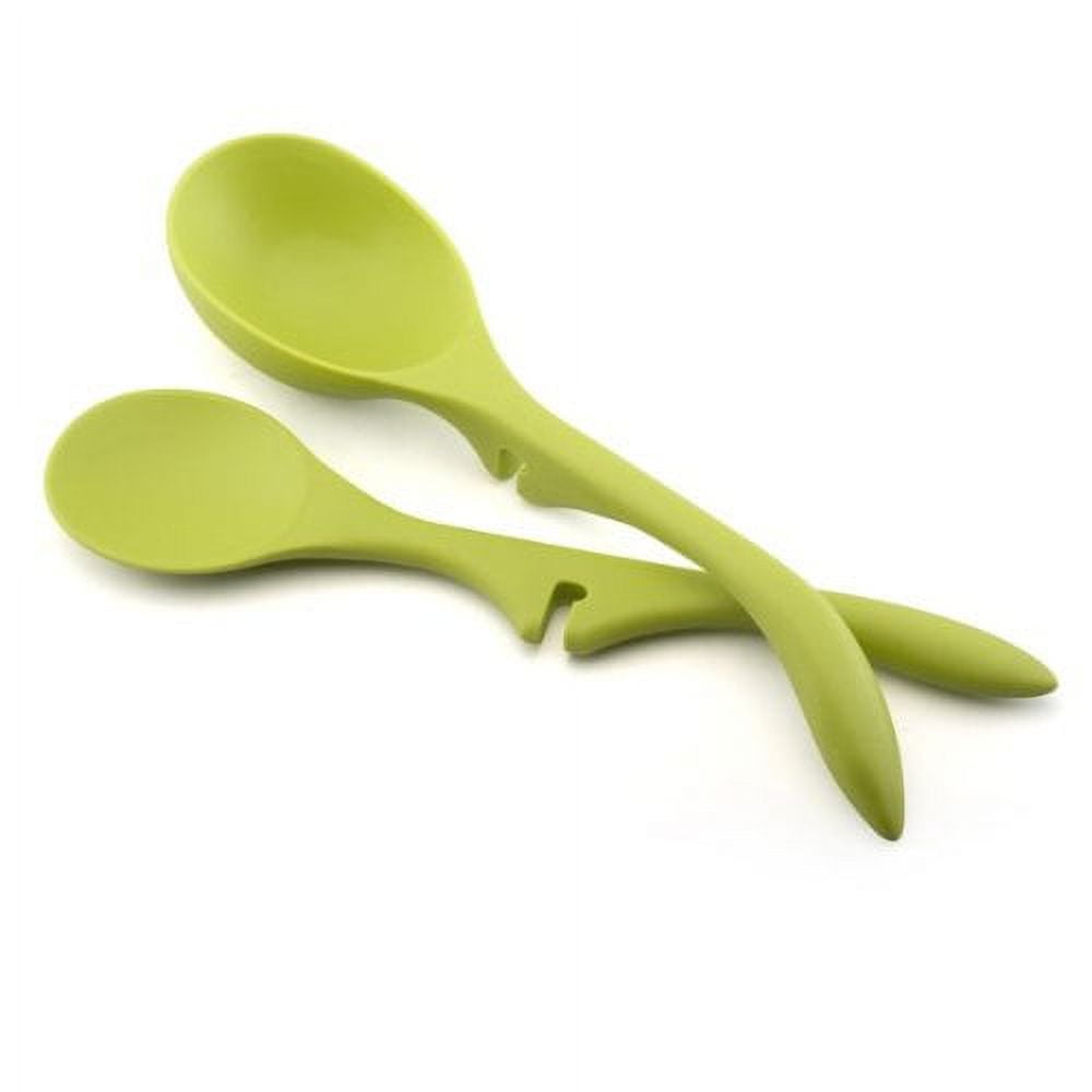  GreenLife Cooking Tools and Utensils, 7 Piece Nylon Set  including Spatulas Turner Spoons and Tongs, Dishwasher Safe, Light Yellow :  Everything Else