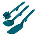 thumbnail image 1 of Rachael Ray Tools and Gadgets 3 Piece Lazy Crush & Chop, Flexi Turner, and Scraping Spoon Kitchen Utensil Set, Teal, 1 of 5