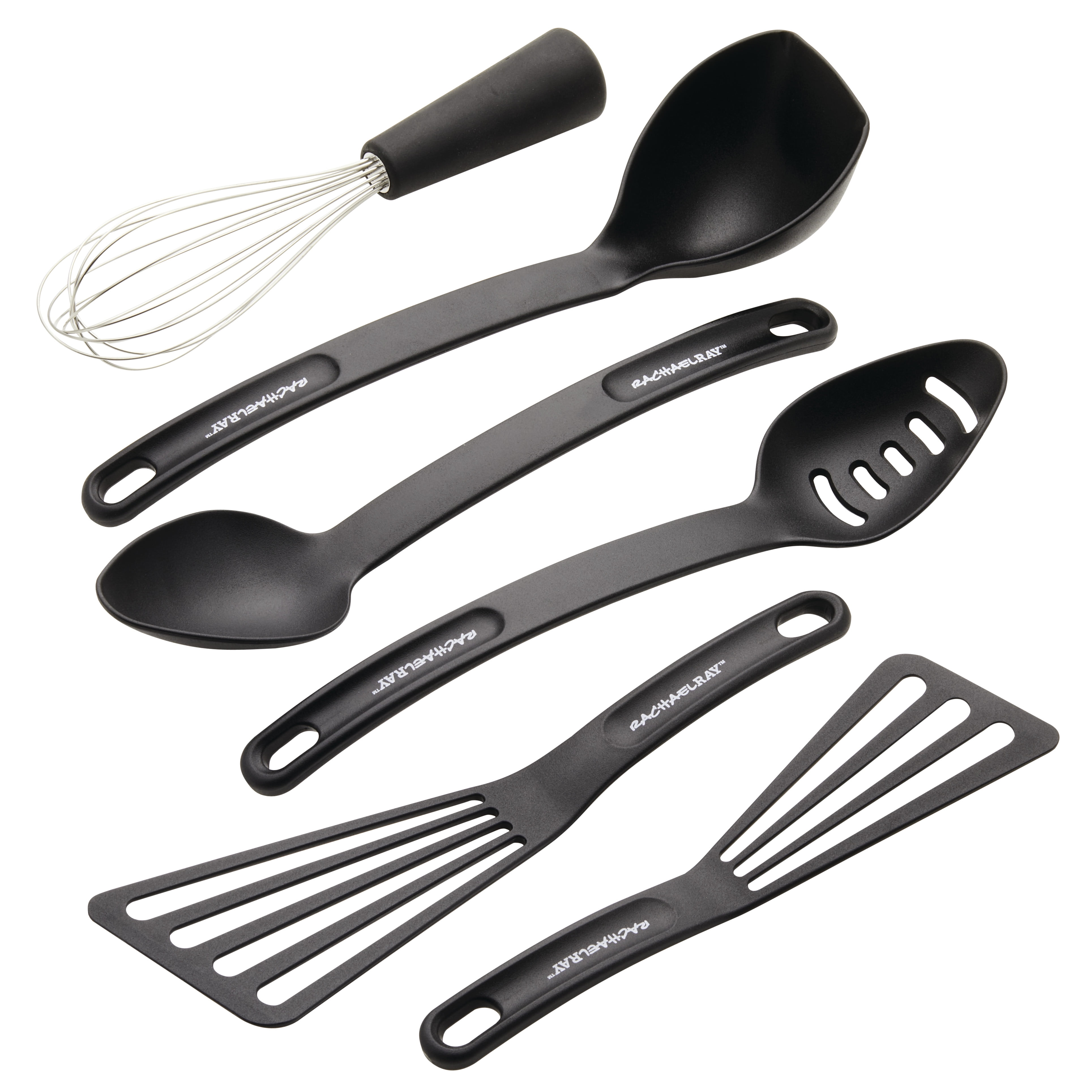 https://i5.walmartimages.com/seo/Rachael-Ray-Tools-and-Gadgets-Kitchen-Utensil-Set-6-Pieces-Nylon-Black_5a8b2b25-8aec-4cb7-86cf-2166118f61af.eb86adc8d409dd2435e56e76f3993dde.jpeg