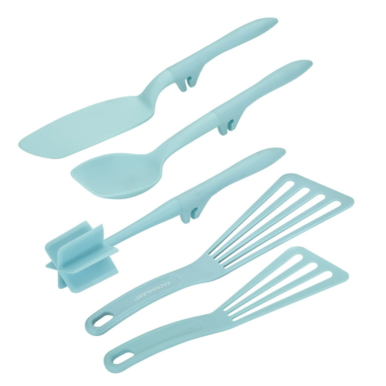 Tools and Gadgets Teal Lazy Flexi Turner and Scraping Spoon Set Tools and Gadgets Teal Lazy Flexi Turner and Scraping Spoon Set