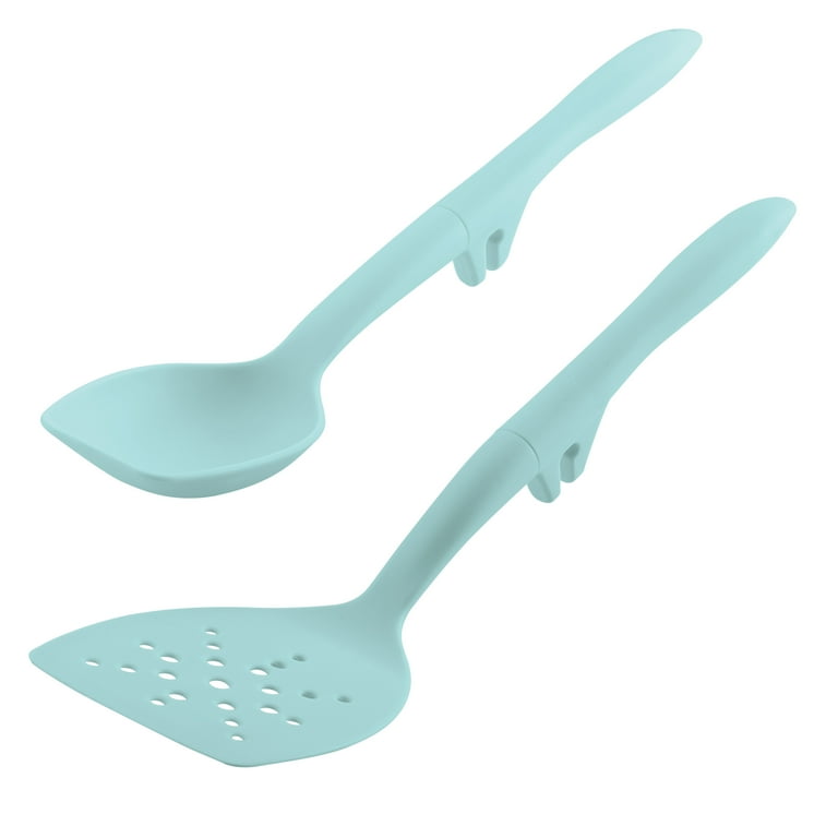 Tools and Gadgets Teal Lazy Flexi Turner and Scraping Spoon Set Tools and Gadgets Teal Lazy Flexi Turner and Scraping Spoon Set