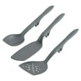 thumbnail image 1 of Rachael Ray Tools and Gadgets Lazy Spoon and Flexi Turner Set, 3-Piece, Gray, 1 of 6