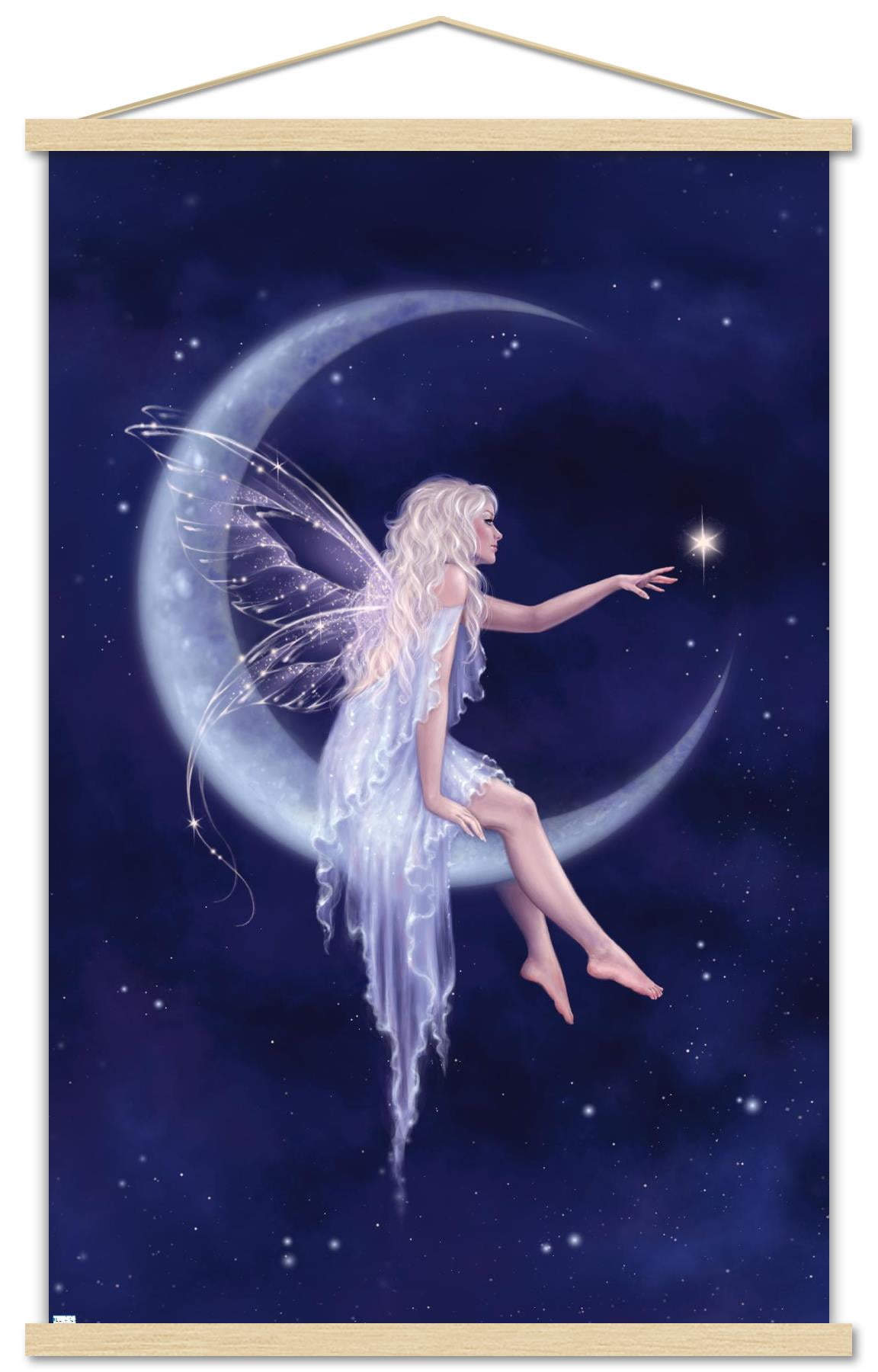Rachel Anders - Birth of a Star Wall Poster with Wooden Magnetic Frame, 22.375" x 34"