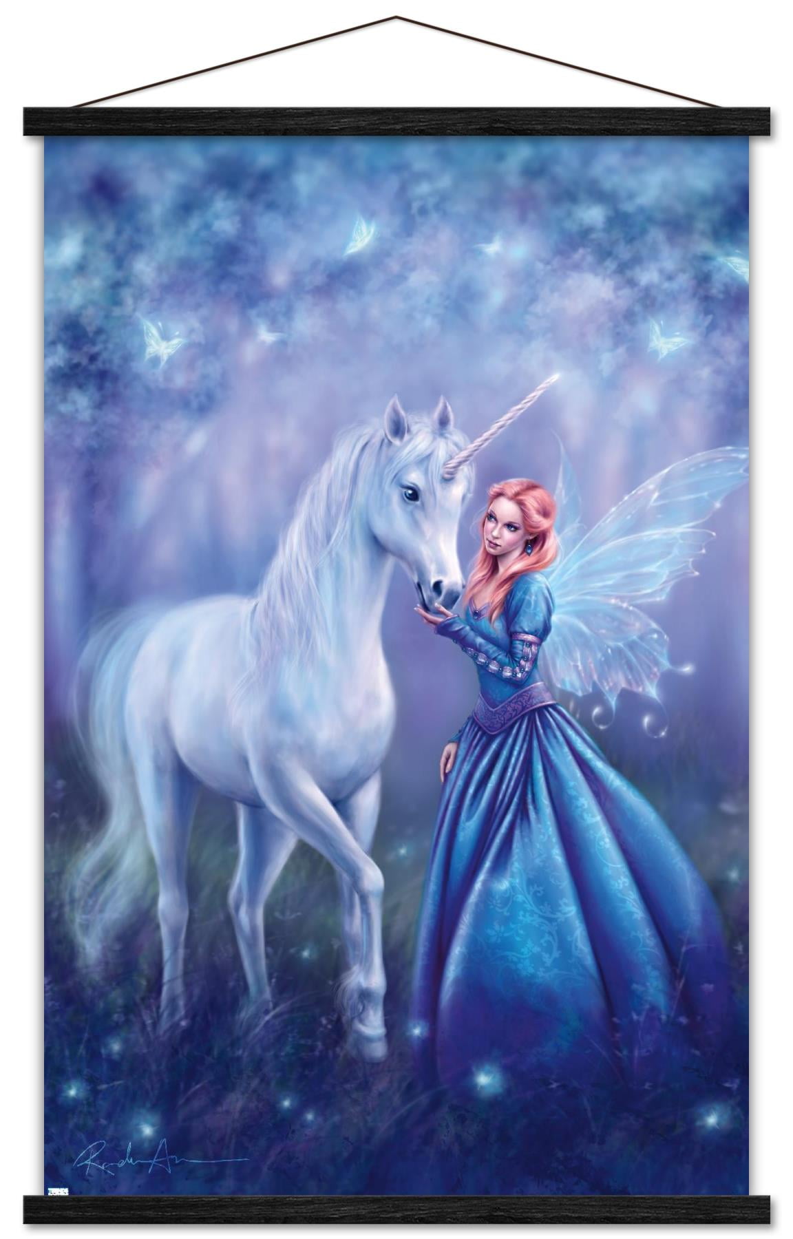Rachel Anderson - Rhiannon Wall Poster with Wooden Magnetic Frame, 22.375" x 34"