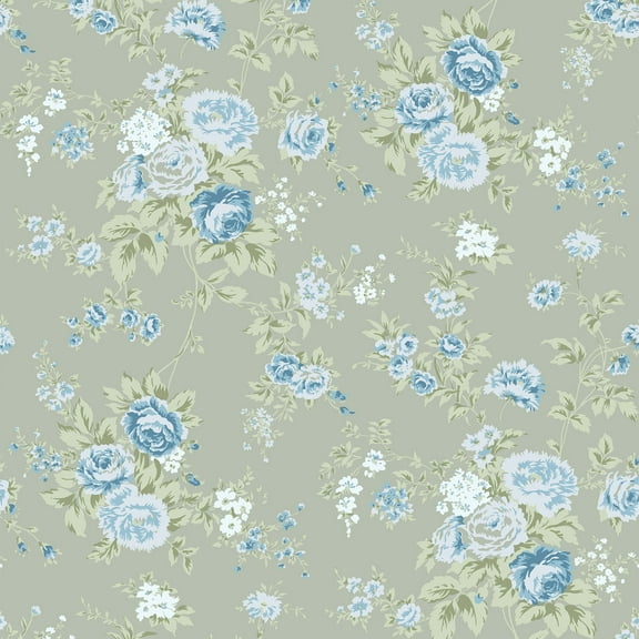 Rachel Ashwell Wild Flower Sage Wallpaper