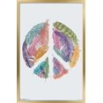 thumbnail image 1 of Rachel Caldwell - Feather Peace Wall Poster, 14.725" x 22.375", Framed, 1 of 3
