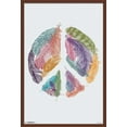 thumbnail image 1 of Rachel Caldwell - Feather Peace Wall Poster, 22.375" x 34", Framed, 1 of 2
