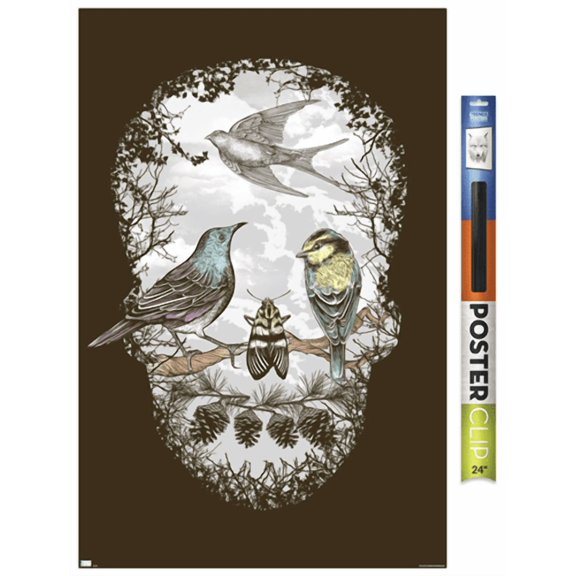 Rachel Caldwell - Nature's Skull Wall Poster, 22.375" x 34"