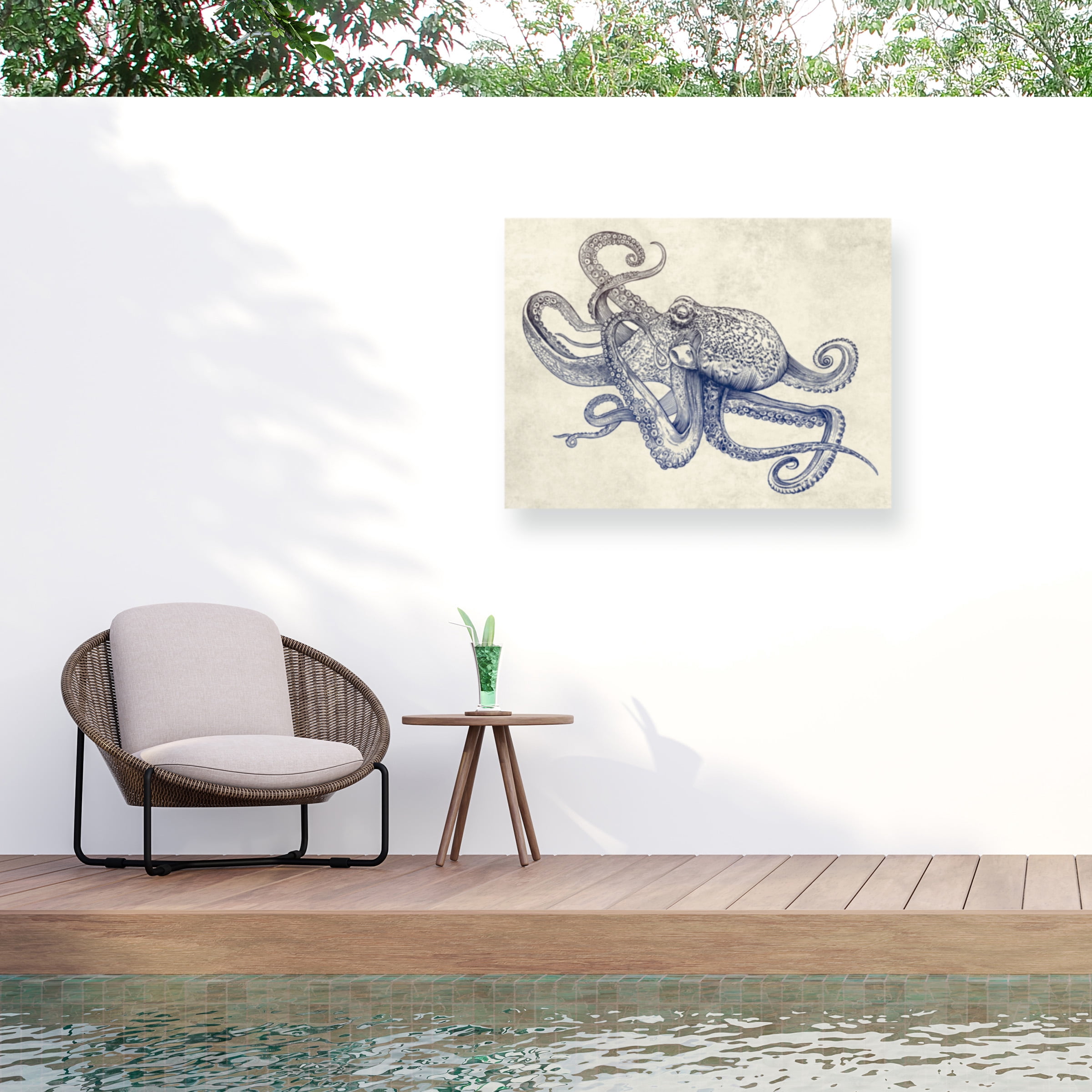 Rachel Caldwell 'Octoflow' Outdoor Canvas