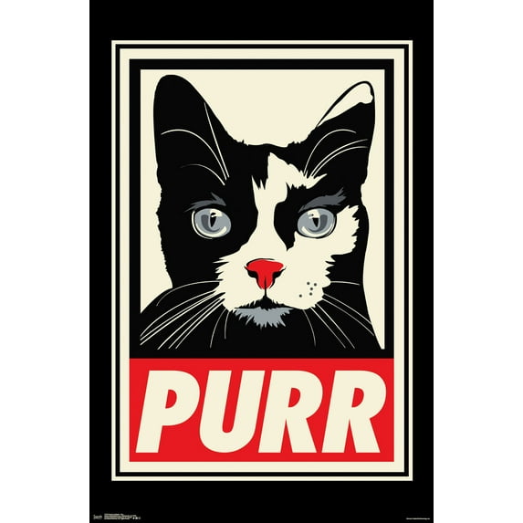 Rachel Caldwell - Purr Wall Poster, 22.375" x 34"