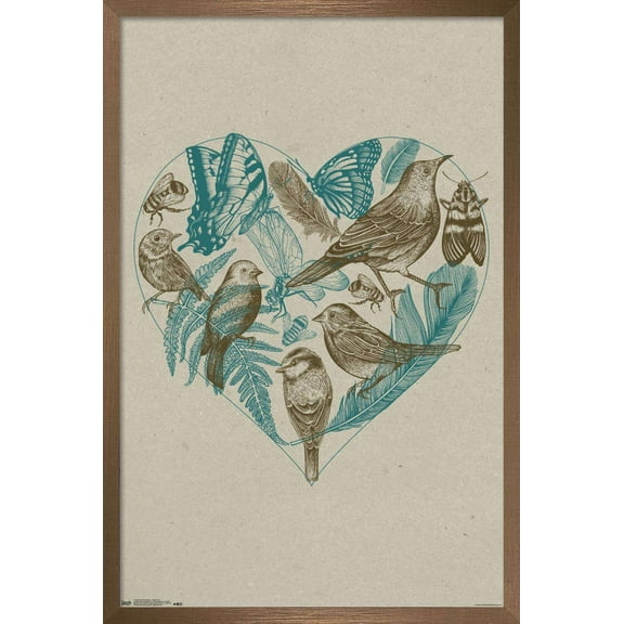 Rachel Caldwell - Wild Heart Wall Poster, 14.725" x 22.375", Framed