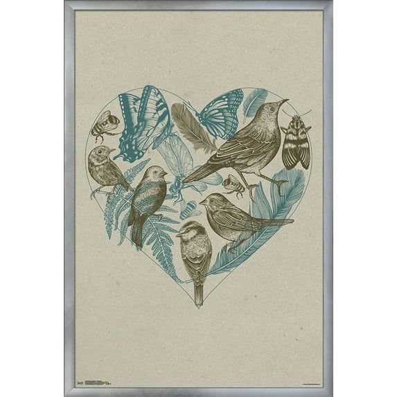 Rachel Caldwell - Wild Heart Wall Poster, 22.375" x 34", Framed