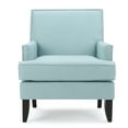 thumbnail image 1 of Rachel Fabric Club Chair, Light Blue, 1 of 7