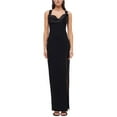 thumbnail image 1 of Rachel Gilbert womens  Alaric Wool & Silk-Blend Gown, AU 3 / US 8, Black, 1 of 3