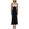 thumbnail image 1 of Rachel Gilbert womens  Ryder Wool & Silk-Blend Midi Dress, AU 4/ US 10, Black, 1 of 3