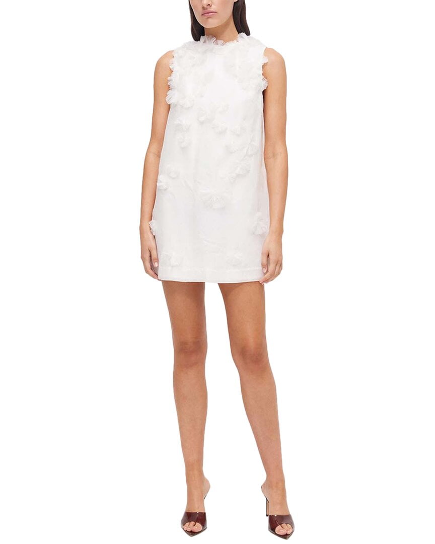 butterfly mesh dress Mesh 3D Butterfly Lace Up Back Sheath Dress missy / 8 / ivory-pink