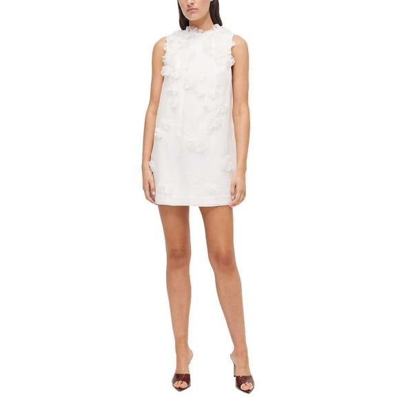 Rachel Gilbert womens Whitley Silk Mini Dress, AU 2/ US 6, White