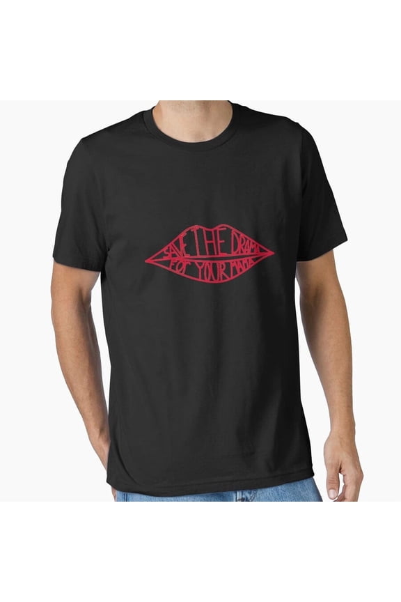 Rachel Green Save the Drama 90s Sitcom Quote Graphic H38325 T-Shirt, for Men and Women, Up to Size 5XL