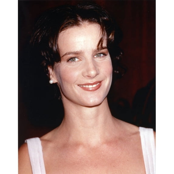 Rachel Griffiths smiling in White Sleeveless Dress Photo Print (24 x 30)