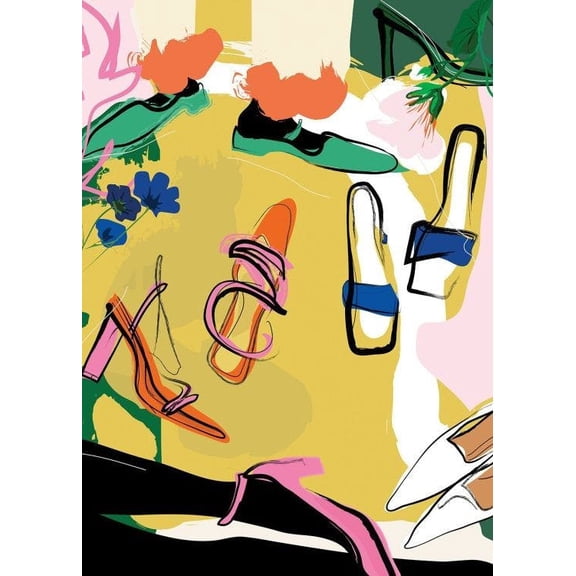 Rachel Joanis - Decisions Print Wall Art, Modern Wall Decor For Living Room Bedroom, 8x12 UNFRAMED