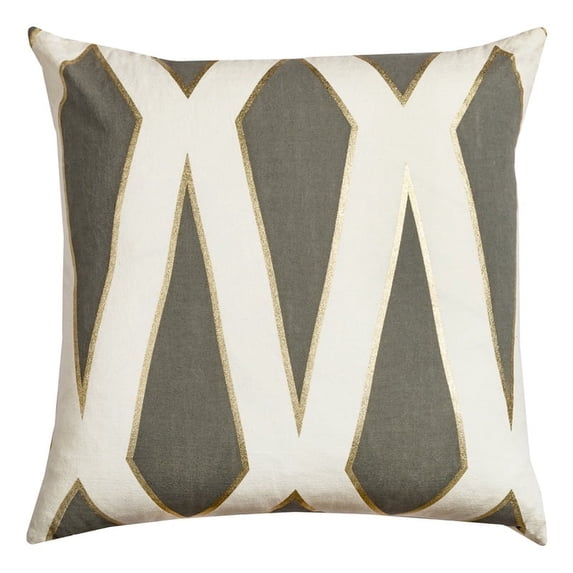 Rachel Kate 20" x 20" Pillow by Rizzy Home Gold