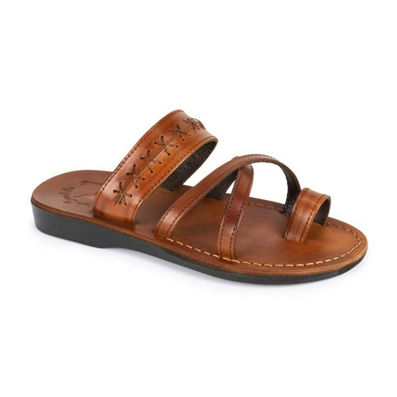 Rachel - Leather Criss Cross Sandal - Womens Sandals