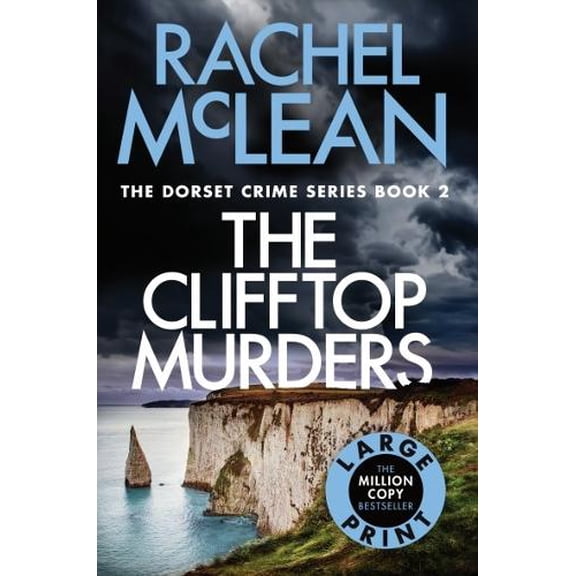 Rachel McLean The Clifftop Murders (Large Print) (Paperback) Dorset Crime