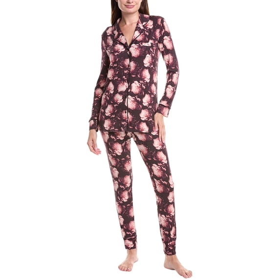 Rachel Parcell womens 2pc Jersey Pajama Set, m, Purple