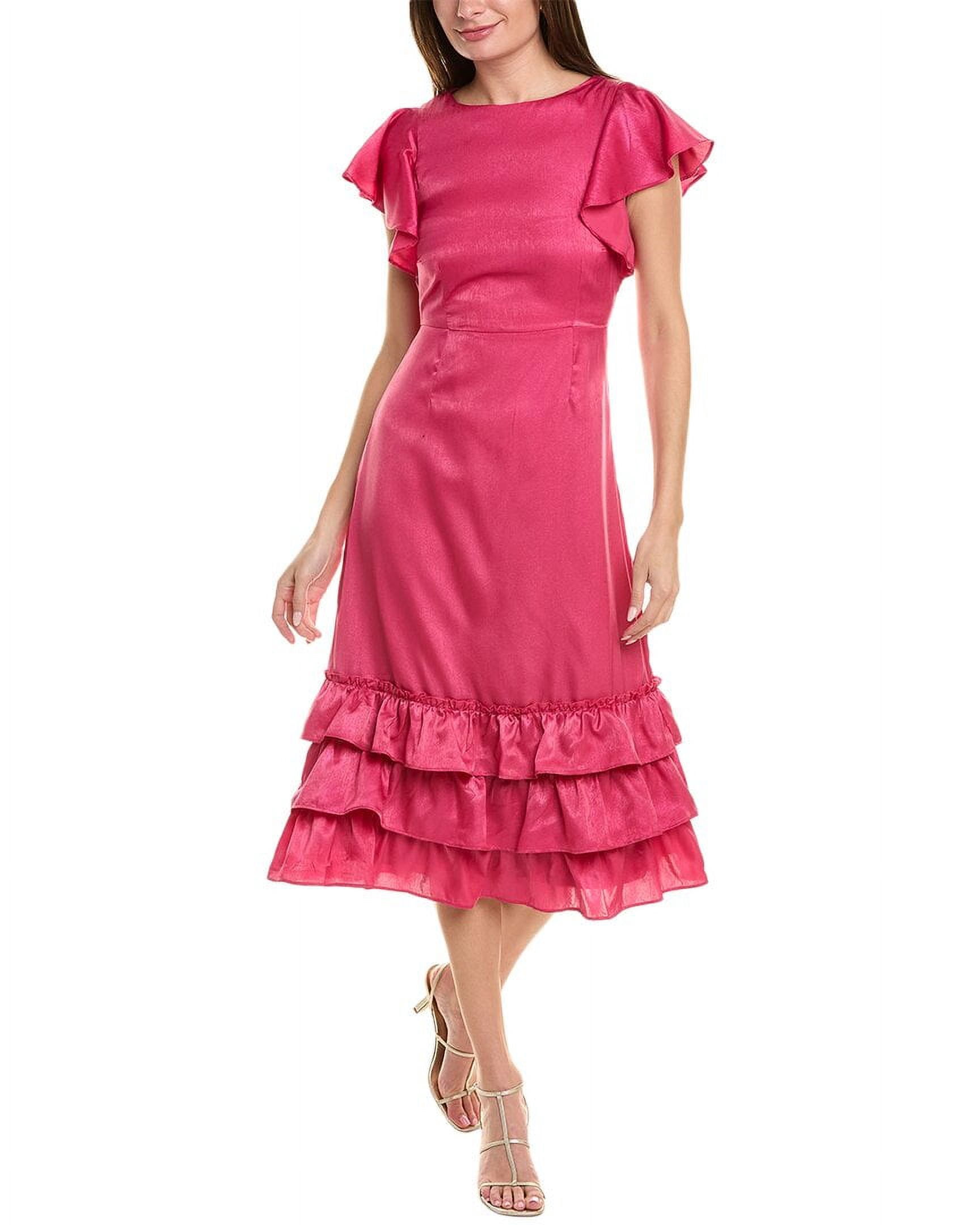 knee length dresses for ladies Rachel Parcell Pink Eyelet Midi Dress- Size XL (sold out online) – The  Saved Collection main image 0
