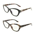 thumbnail image 1 of Rachel Rachel Roy 2 Pack Blue Light Reading Glasses, Black Floral/Tortoise, 1 of 5