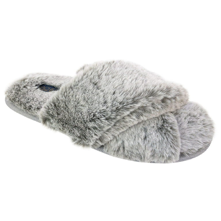 Rachel parcell faux fur slipper new arrivals