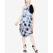 Rachel Rachel Roy Womens Printed Chiffon Midi Halter Dress M, Multi Combo
