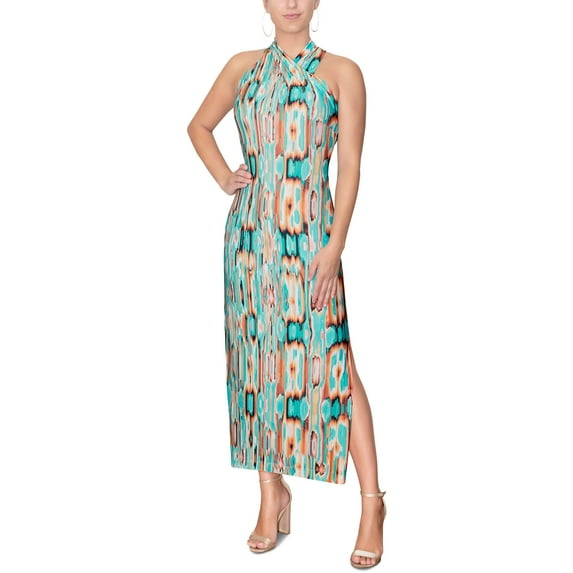 Rachel Rachel Roy Womens Animal Print Long Maxi Dress
