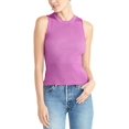 thumbnail image 1 of Rachel Rachel Roy Womens Carmella Criss-Cross Back Ribbed Tank Top, 1 of 2